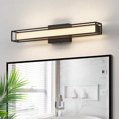 Light black modern - 24, in.